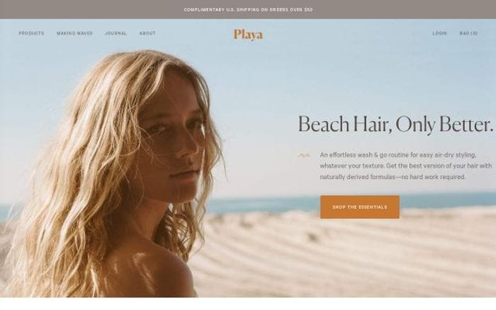 Playabeauty website preview