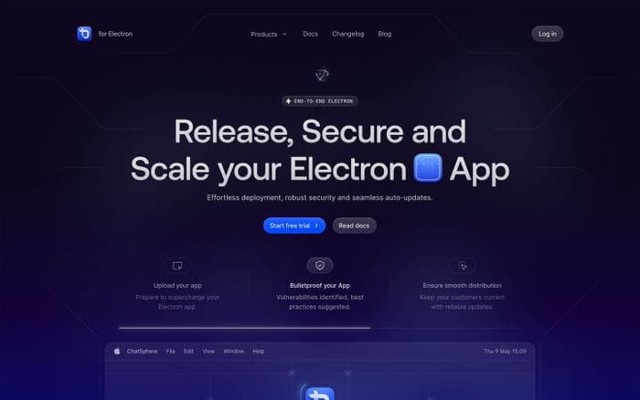 ToDesktop website preview