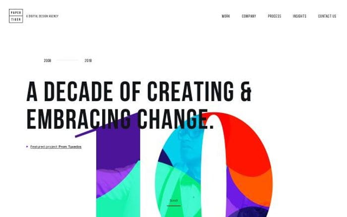 Papertiger website preview