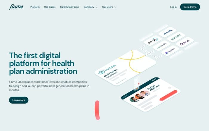 Flume website preview