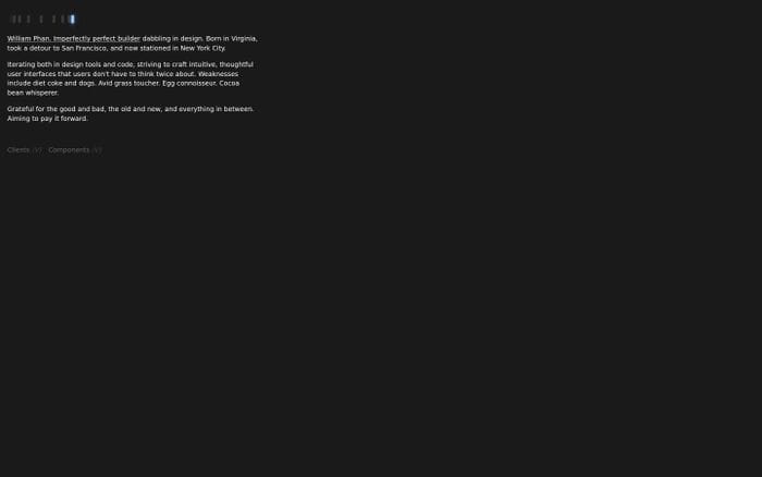 Will Phan website preview