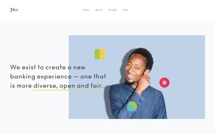 10xbanking website preview