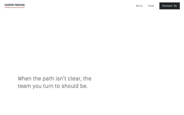 Cooperperkins website preview