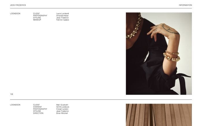 JESSI FREDERICK website preview