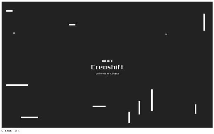 Creoshift website preview