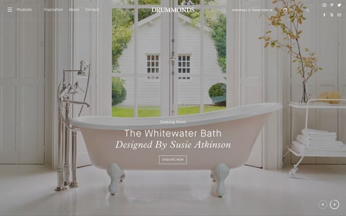 Drummonds website preview