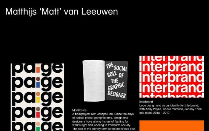 Matthijsvanleeuwen website preview