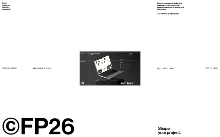 Francesco Prisco website preview