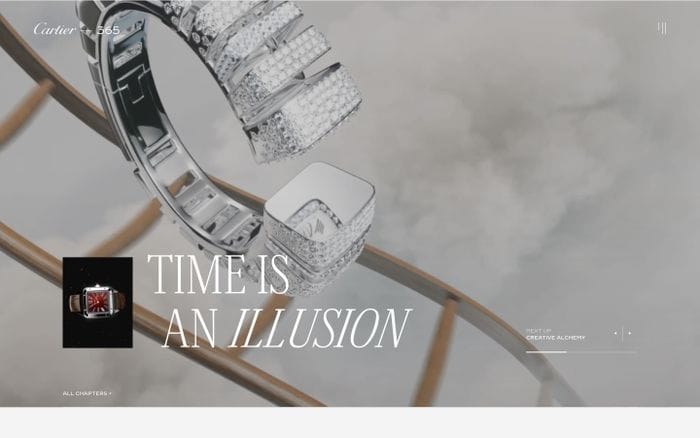 365 A Year of Cartier website preview