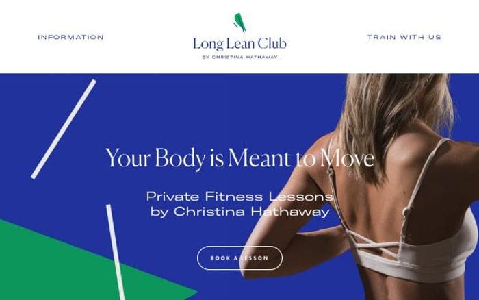 Longleanclub website preview