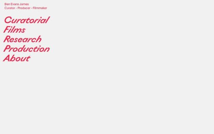 Benevansjames website preview