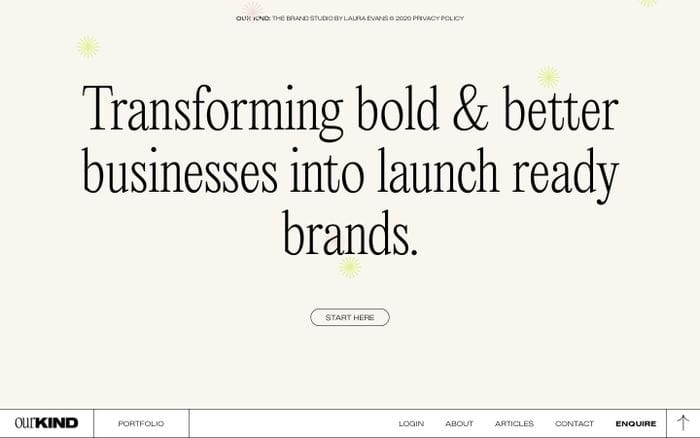 Our Kind website preview
