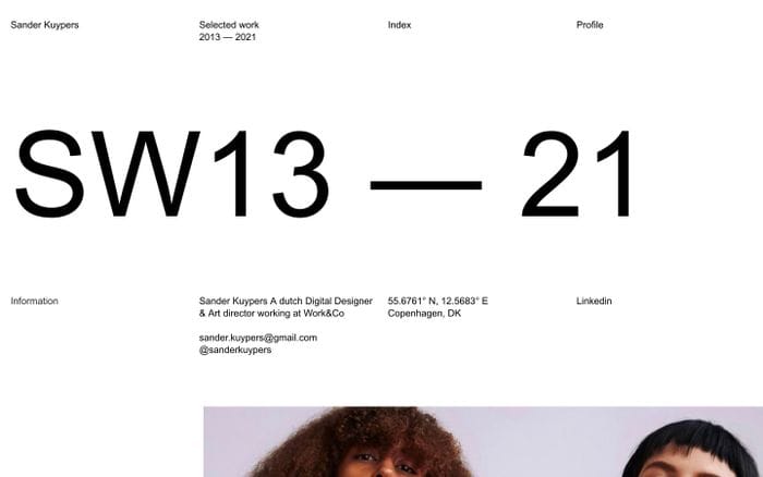 Sander Kuypers website preview