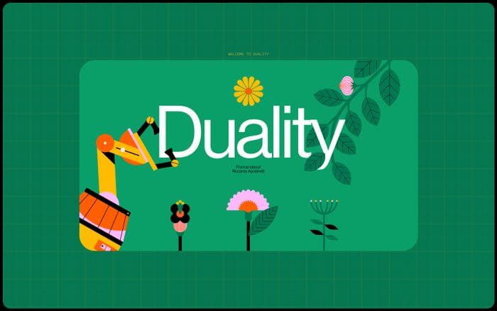 Duality website preview