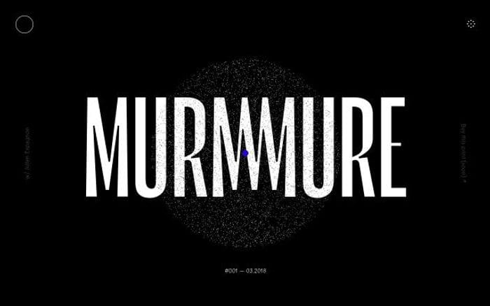 Murmure website preview