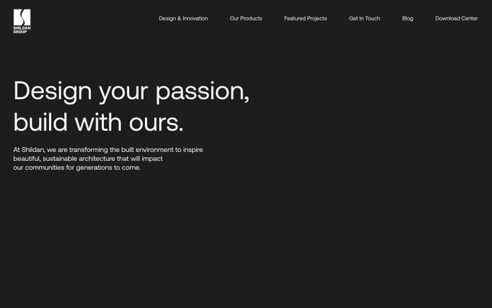 Shildan Group website preview