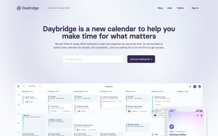Daybridge website preview