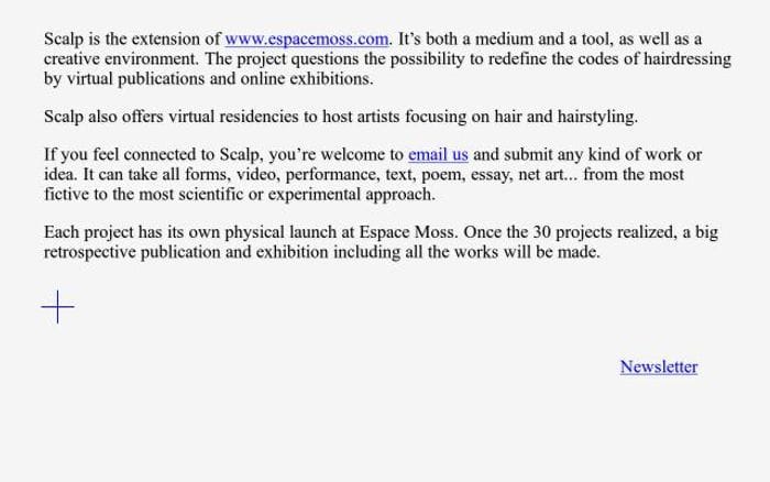 Espacescalp website preview