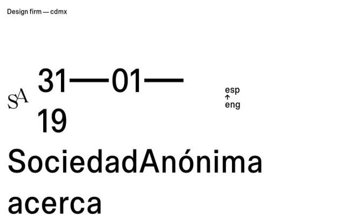Sociedadanonima website preview