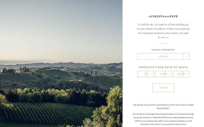 Collinadellefate website preview