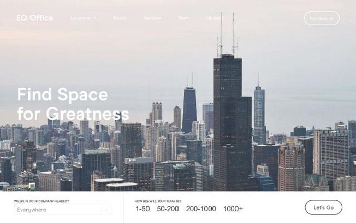 Eqoffice website preview
