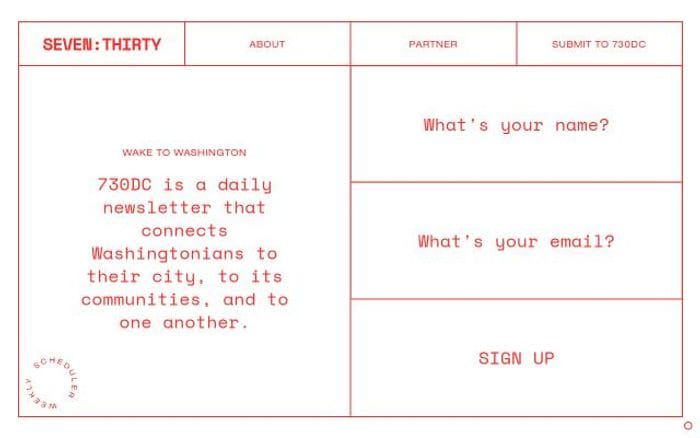 730dc website preview