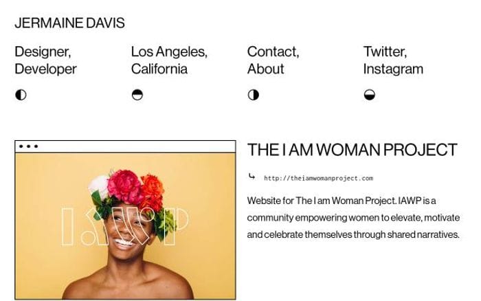 Jermaine website preview