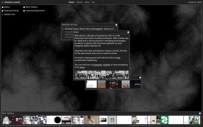 Edoardo Lunardi website preview