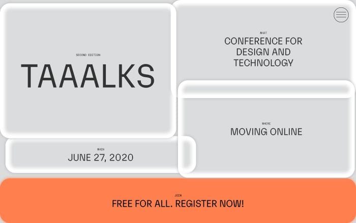 taaalks website preview