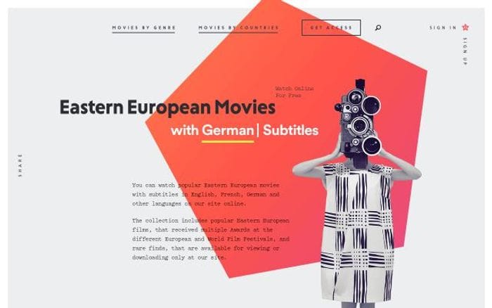 Easterneuropeanmovies website preview