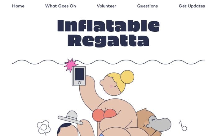 Inflatable Regatta - We float boats on rivers website preview