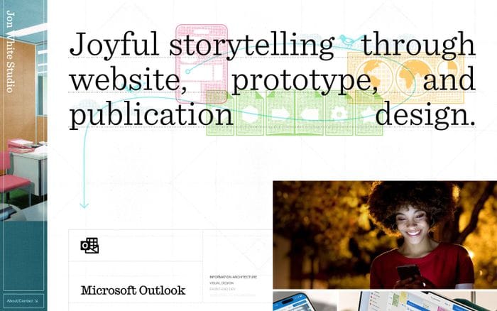 Jon White Studio website preview