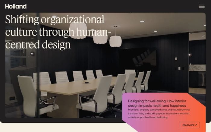Holland website preview
