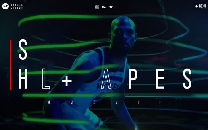 - Shapes and Forms website preview