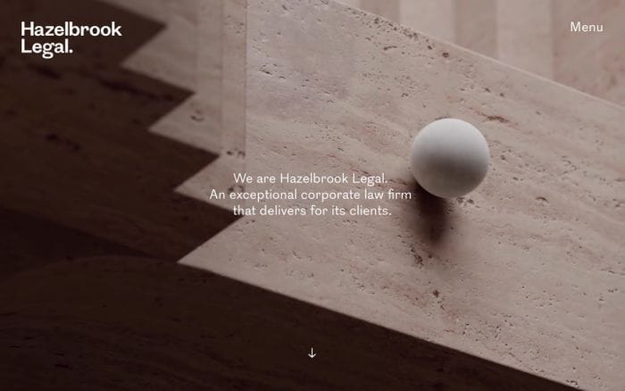 Hazelbrook Legal website preview