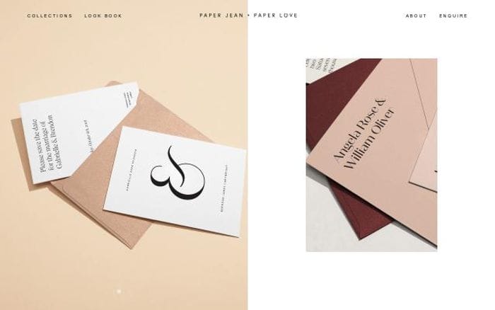 Paperjean website preview