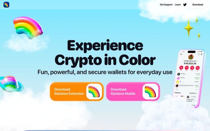 Rainbow website preview