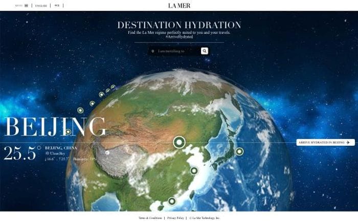Cremedelamer website preview