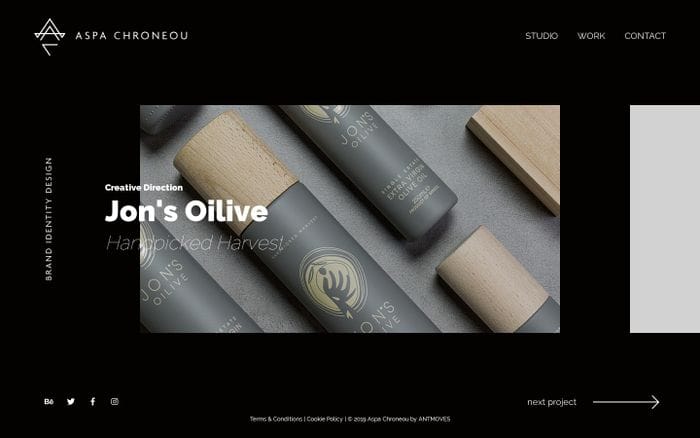 Aspa Chroneou - Brand Identity Design website preview
