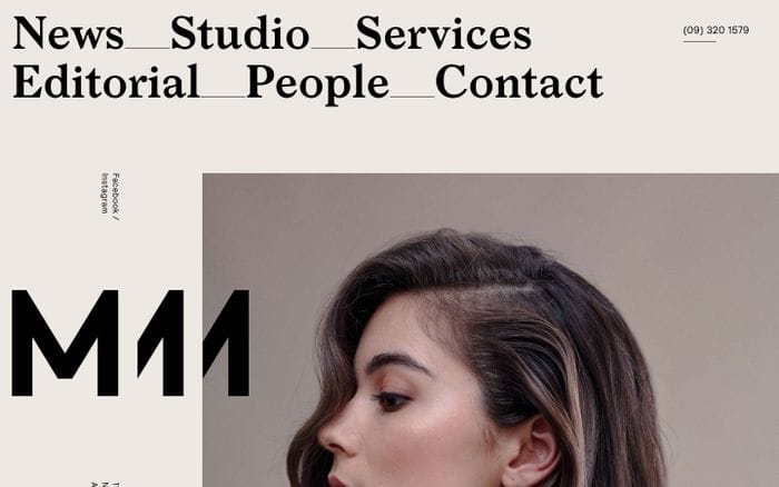 M11 website preview