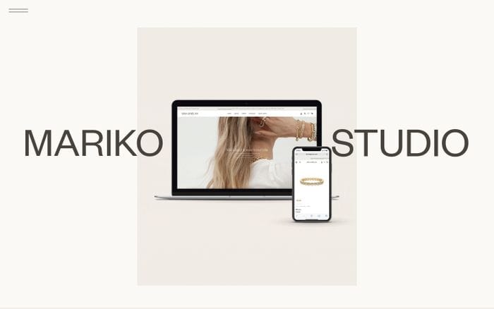Mariko Studio website preview