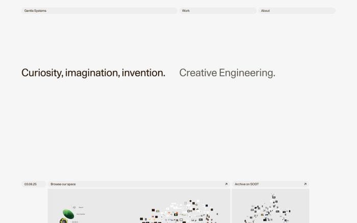 Gentle Systems website preview