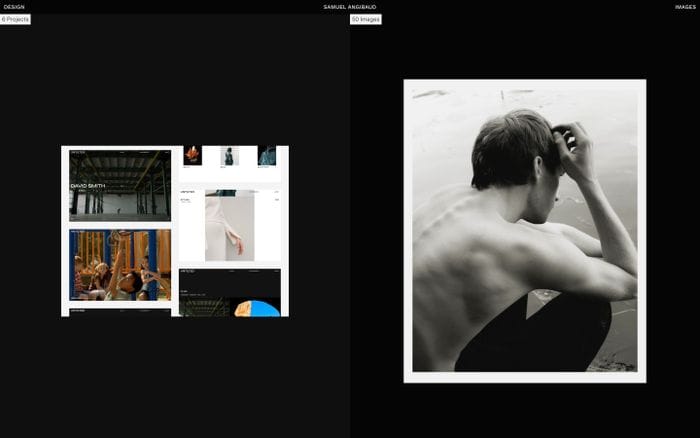 Samuel Angibaud website preview