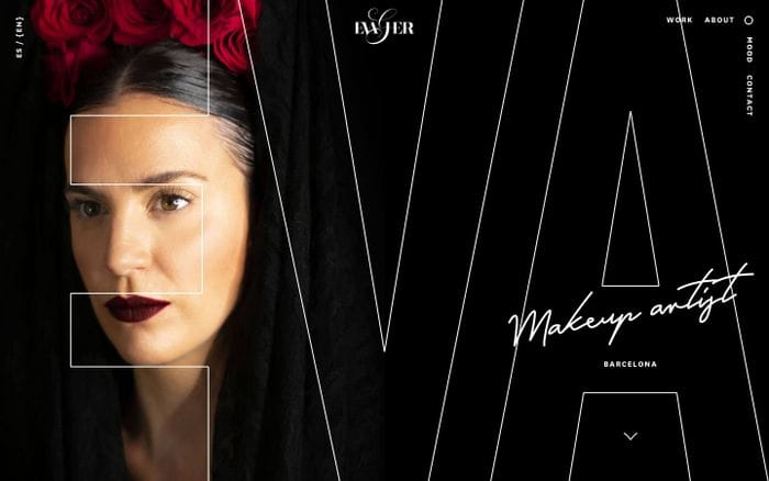 Eva García | Makeup Artist in Barcelona website preview