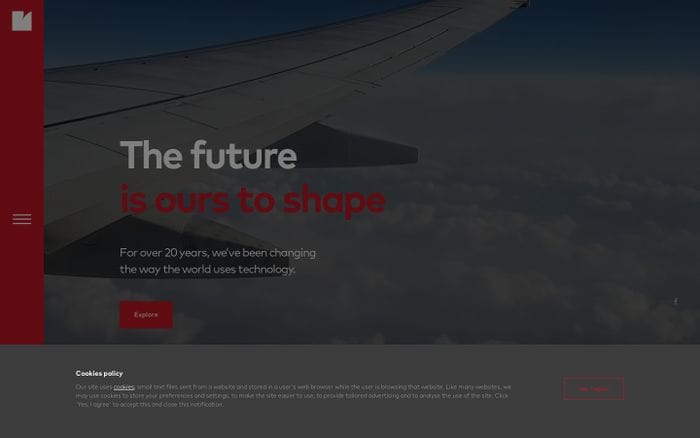 Critical Software website preview