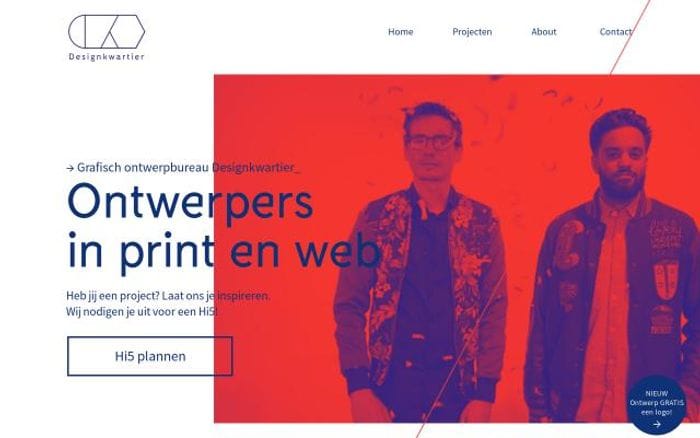 Designkwartier website preview