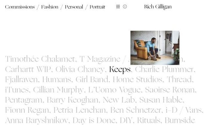 Richgilligan website preview