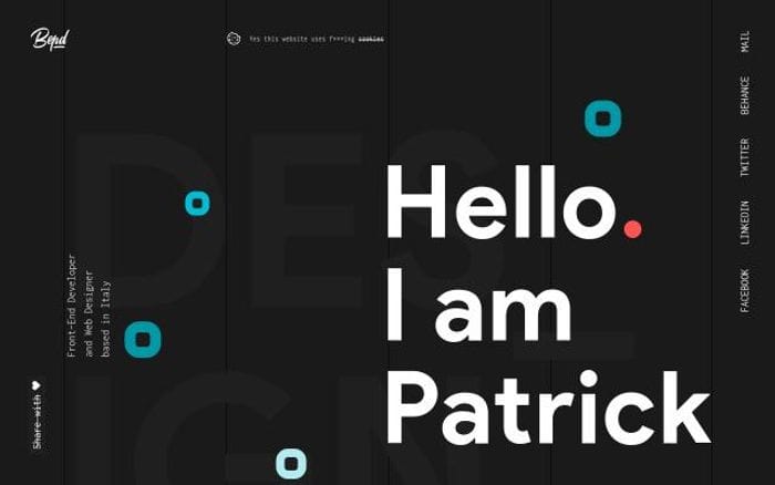 Bepatrickdavid website preview