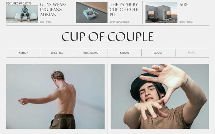 Cupofcouple website preview