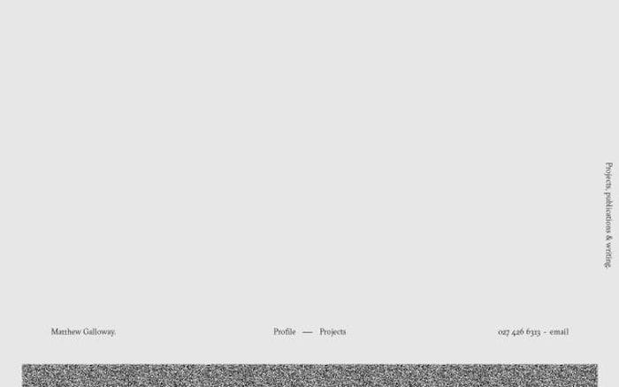 Matthew-galloway website preview
